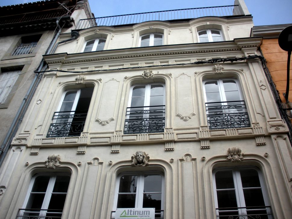 Cabinet Altinum - réhabilitation rue de la république à Carcassonne